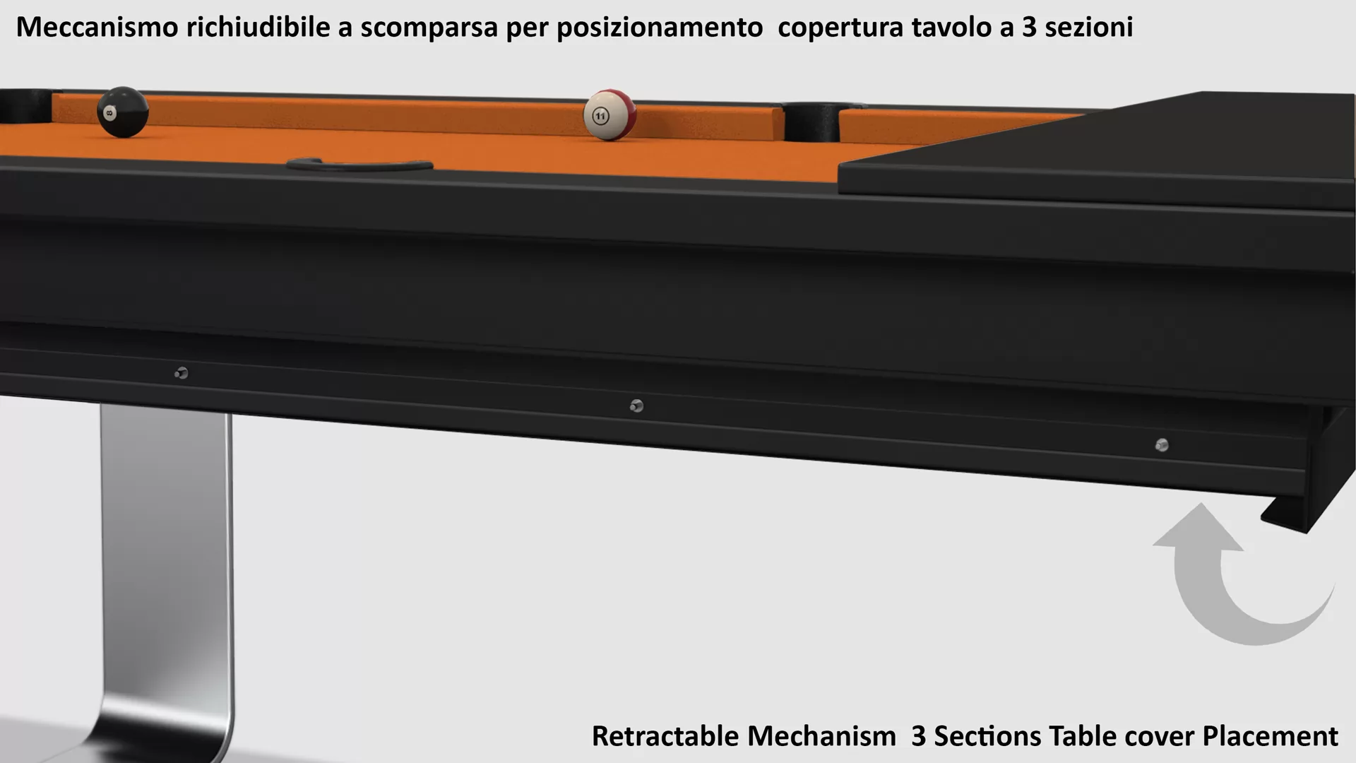 Cavicchi Mistral Deluxe pool table 11