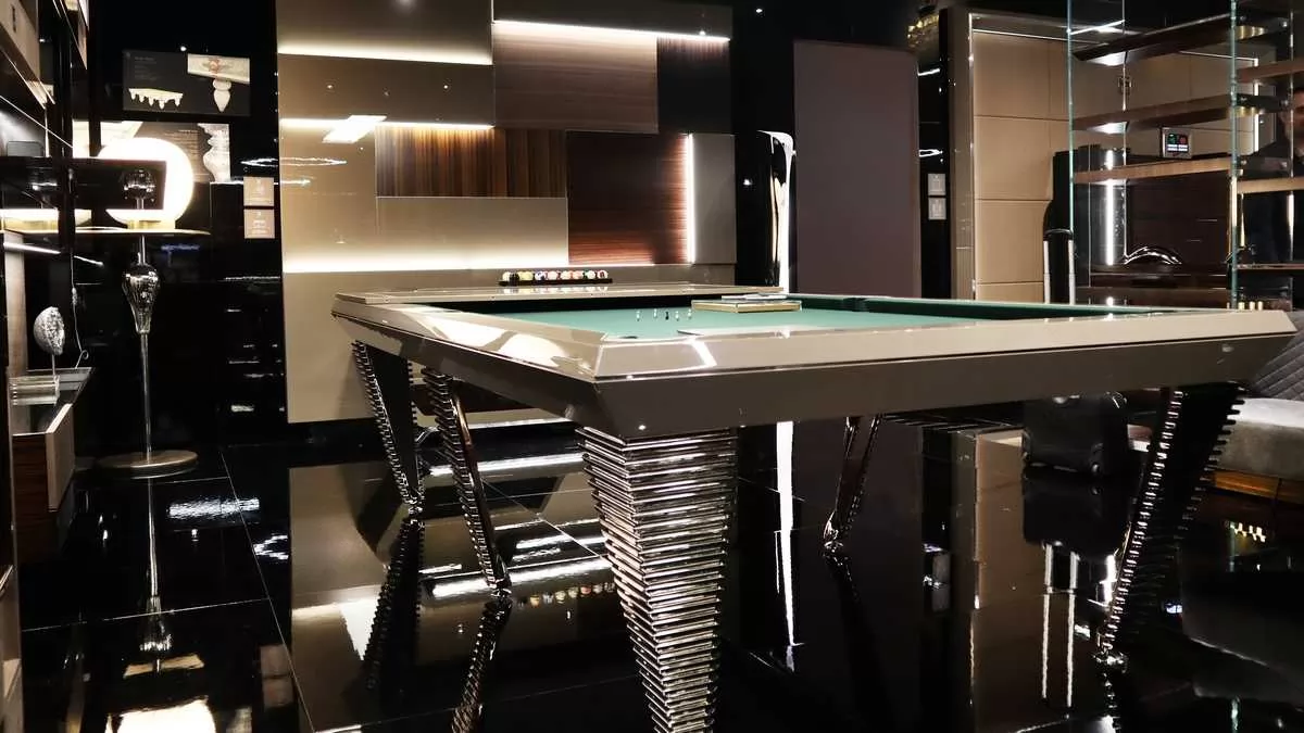 Progetti arredo di lusso Interior: Game Rooms - Billiard Rooms - Poker Rooms - Cigar Rooms