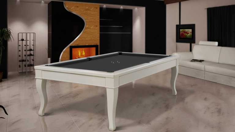 Billiard Table Cavicchi Canossa White - Showroom Shop